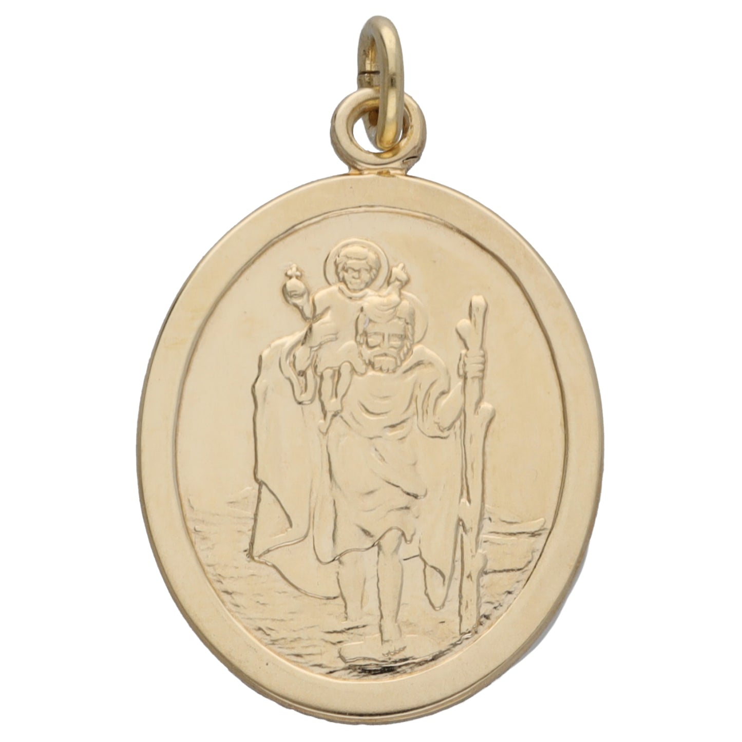 9ct Gold St Christopher Pendant