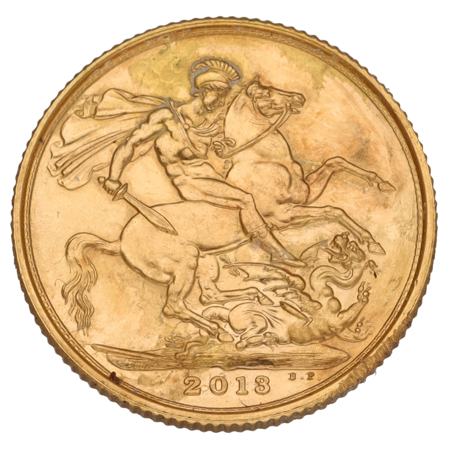 22ct Gold Queen Elizabeth II Full Sovereign Coin 2013