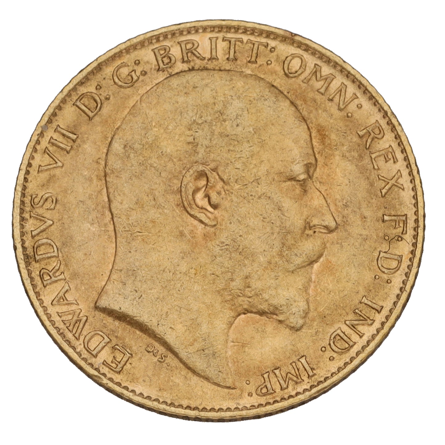 22ct Gold King Edward VII Half Sovereign Coin 1907