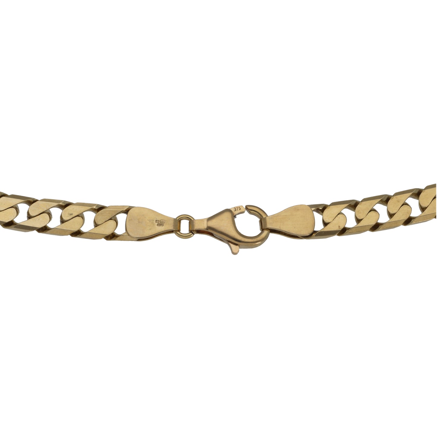 9ct Gold Curb Chain 20"