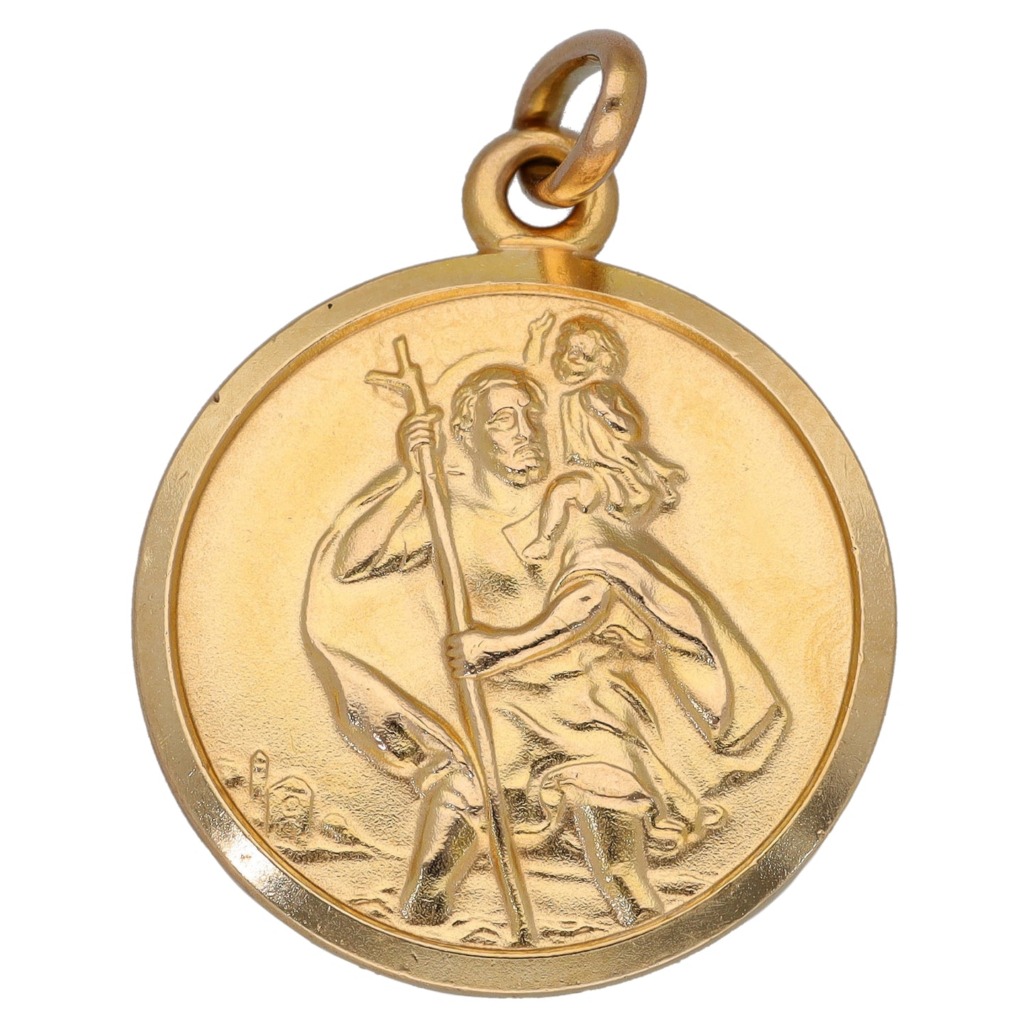 9ct Gold St Christopher Pendant