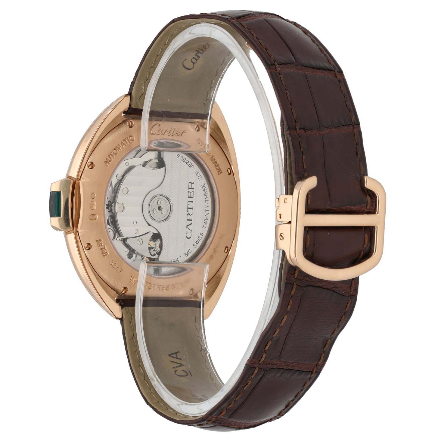 Cartier Clé De Cartier WGCL0019 40mm Rose Gold Watch
