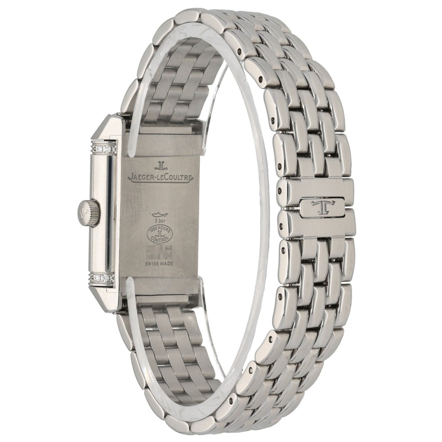 Jaeger-leCoultre Reverso 211.8.44 21mm Stainless Steel Watch