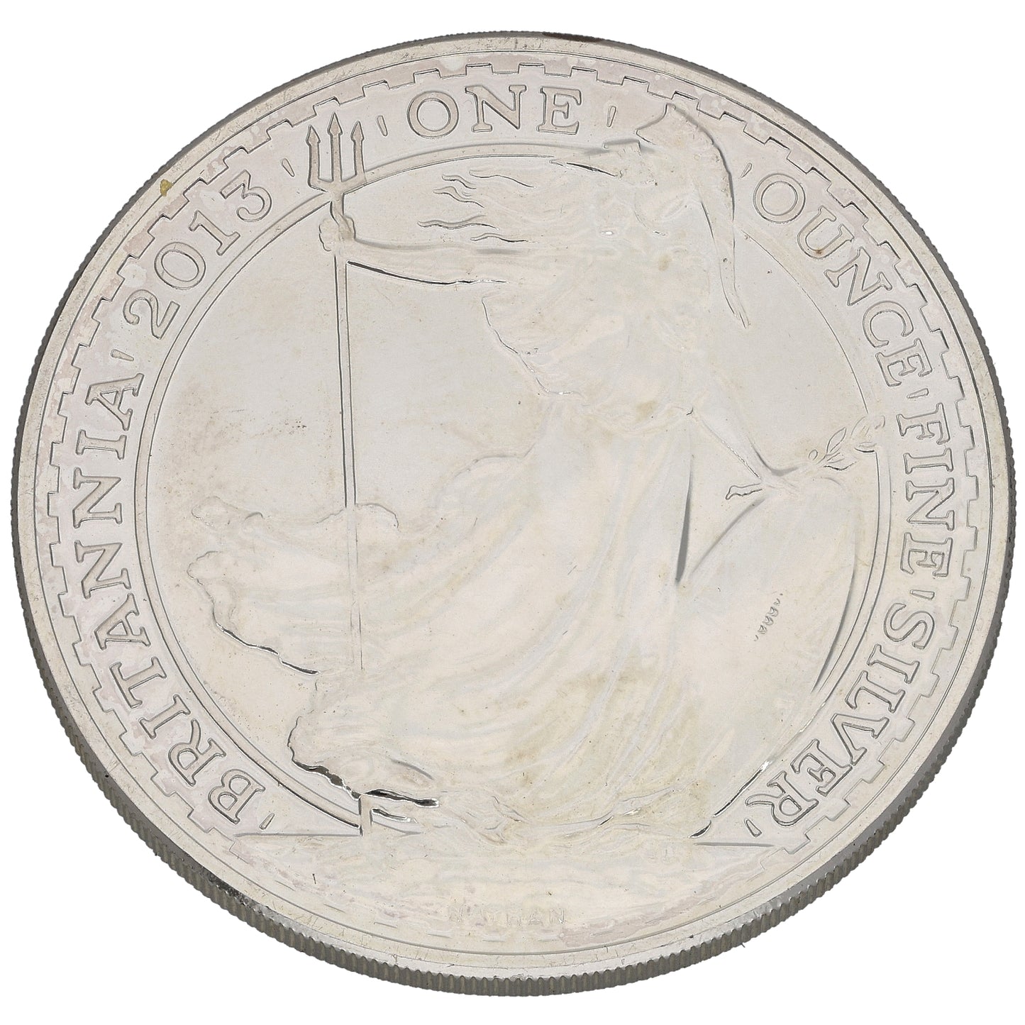 Fine Silver Queen Elizabeth II 1 OZ Britannia Coin 2013