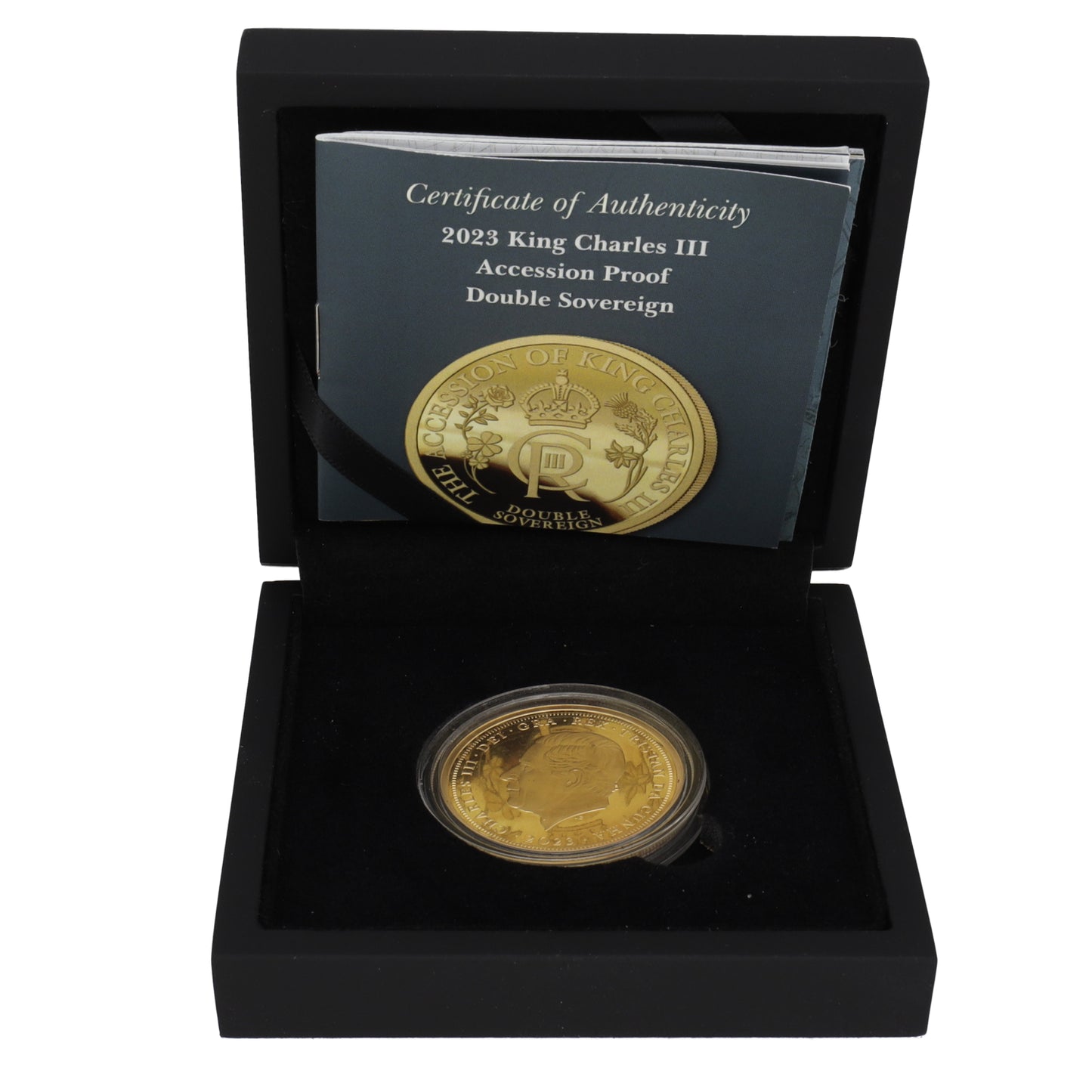 22ct Gold The Accession Of King Charles Double Sovereign 2023