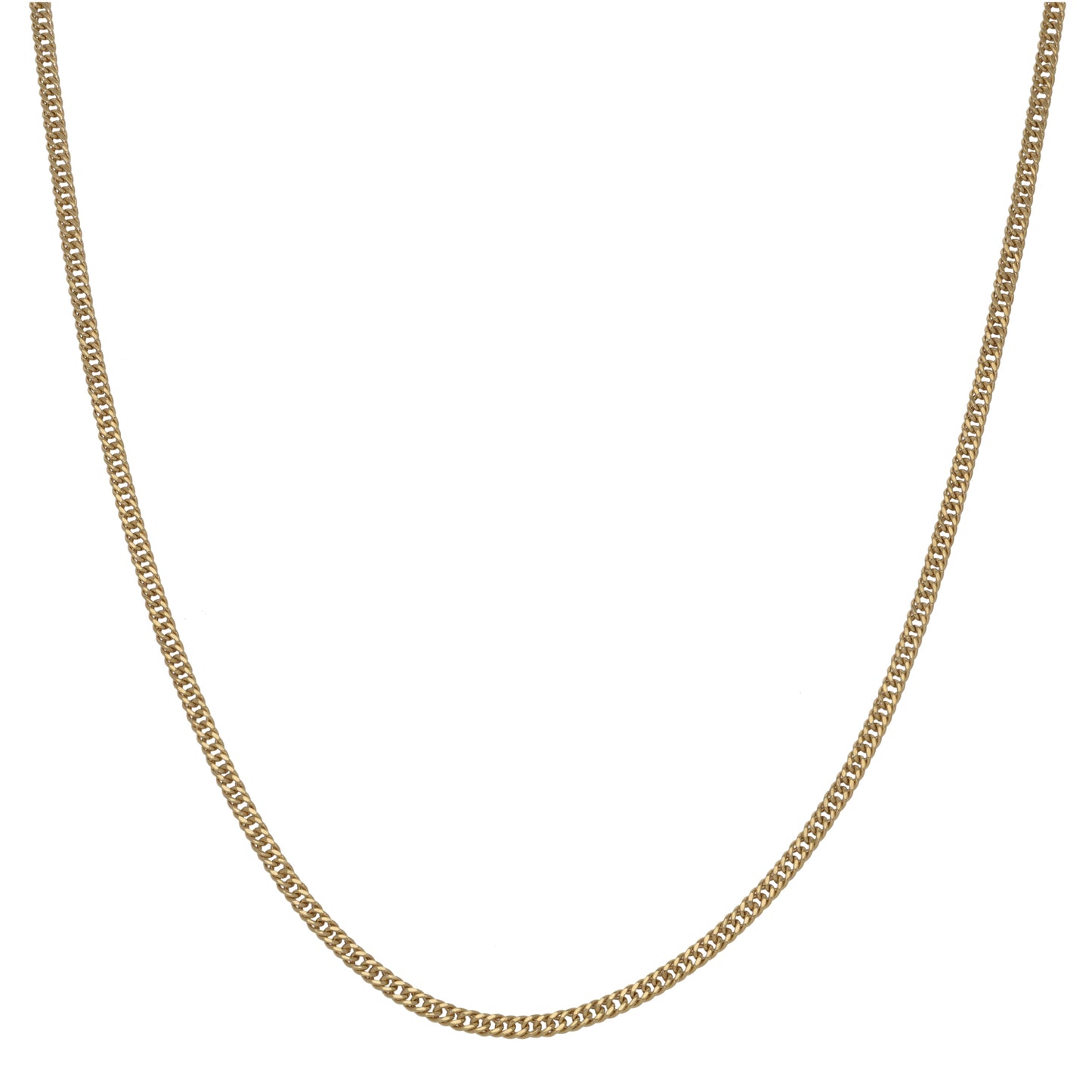 9ct Gold Double Curb Chain 22"