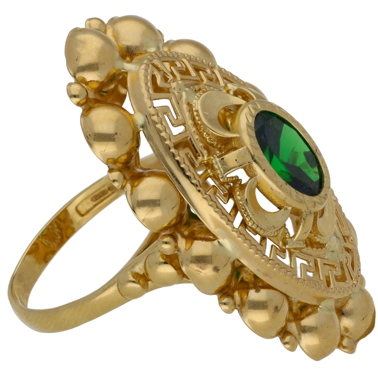 14ct Gold Imitation Dress/Cocktail Ring Size U