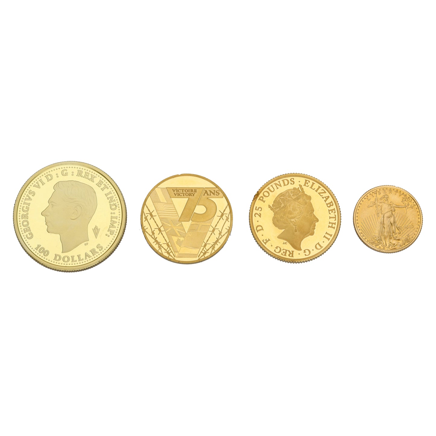 22ct Gold The World War II Western Allied Set Coin 2020