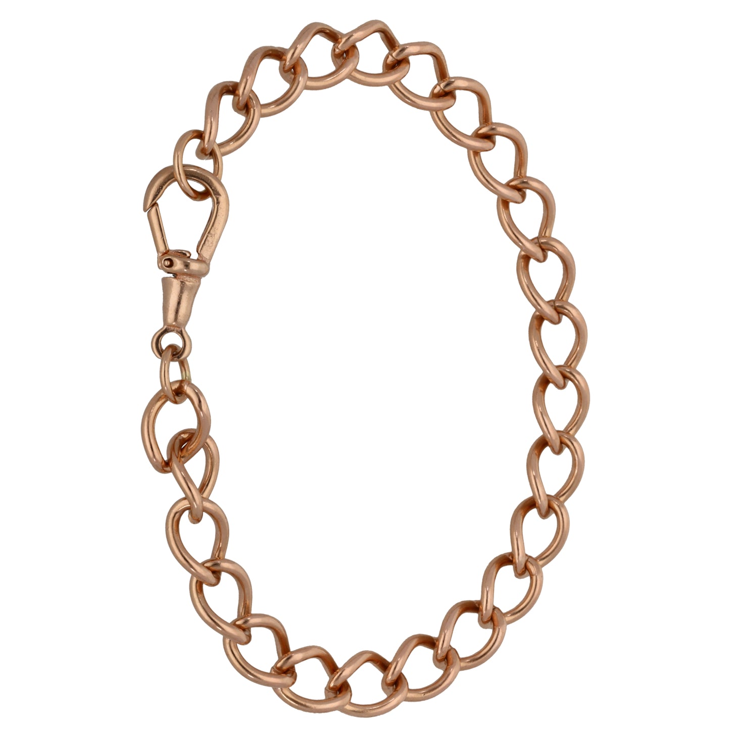 9ct Rose Gold Curb Bracelet
