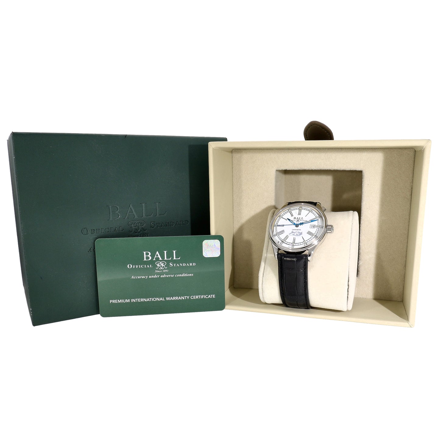 Ball Trainmaster Endeavour NM3288D 40mm Stainless Steel Watch