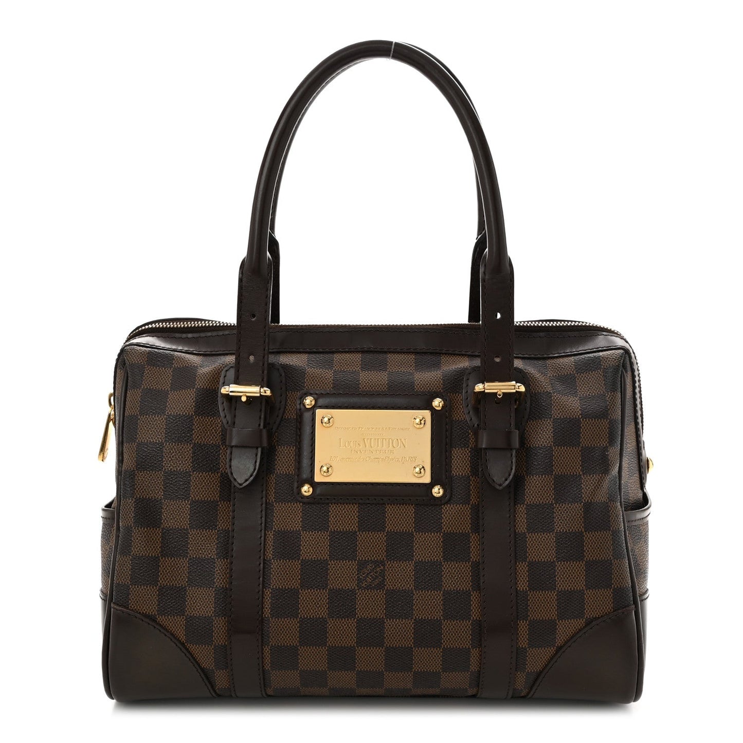 Louis Vuitton Berkeley Damier Ebene Coated Canvas Tote Bag - Brown