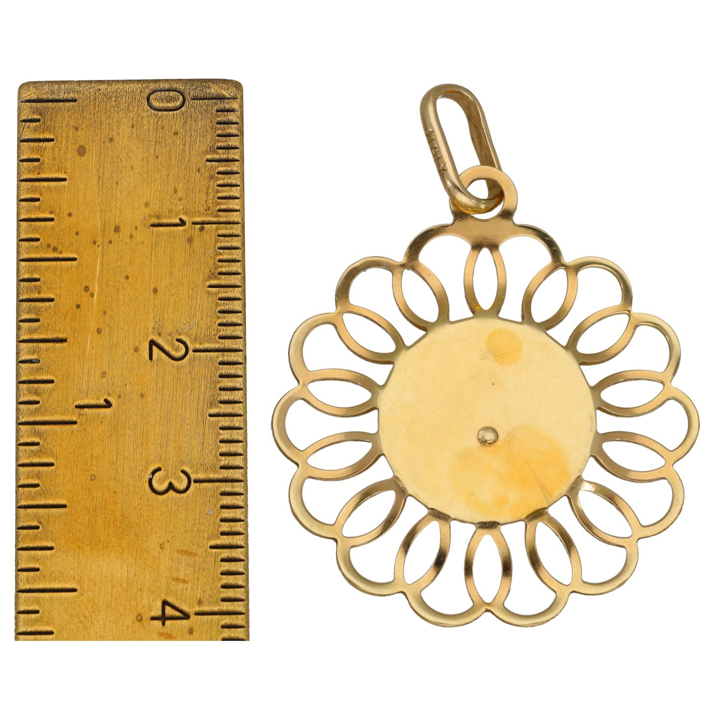 14ct Gold Mary Pendant