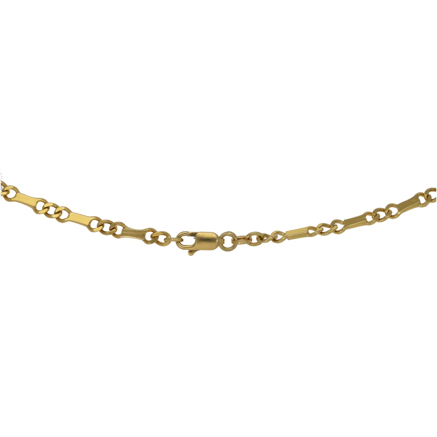 18ct Gold Fancy Necklace 22"