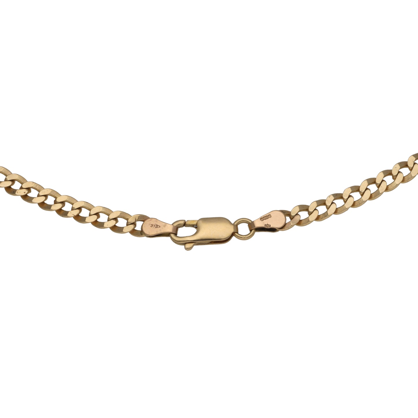 9ct Gold Curb Chain 22"