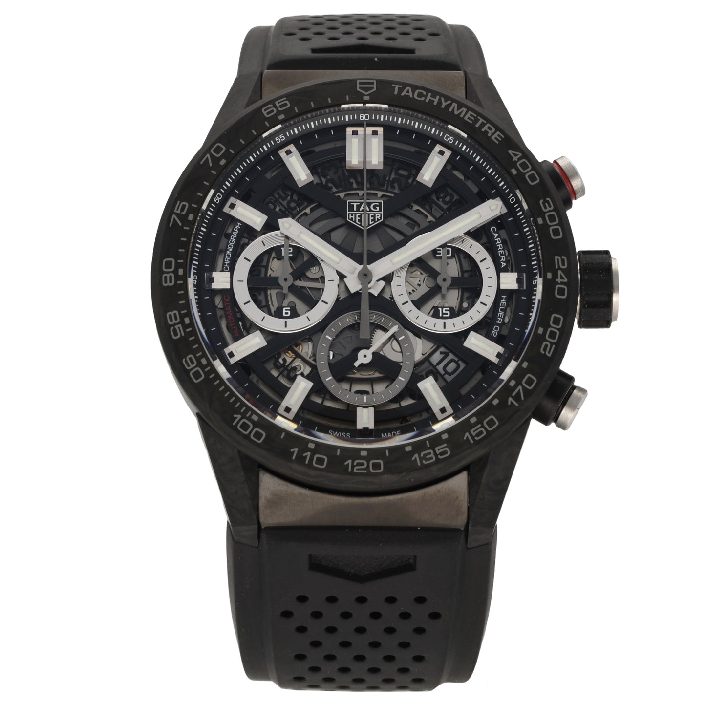 Tag Heuer Carrera CBG2016 43mm Carbon Watch