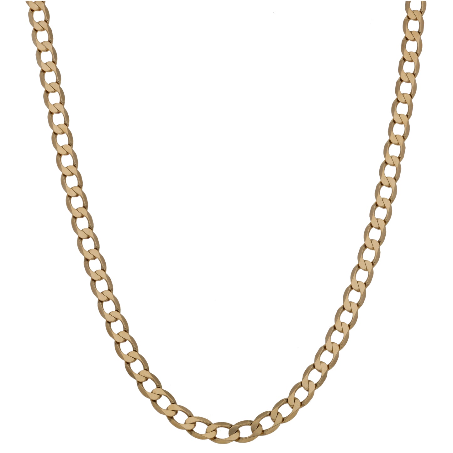 9ct Gold Curb Chain 20"