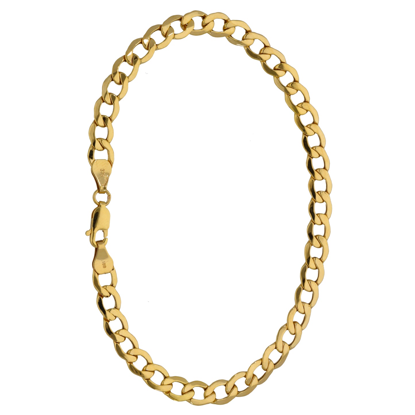New 9ct Gold Curb Bracelet