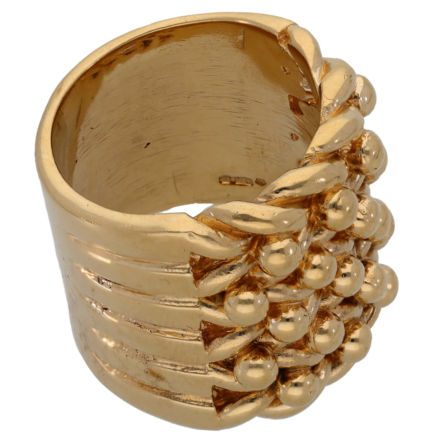 9ct Gold Keeper Ring Size Z+3