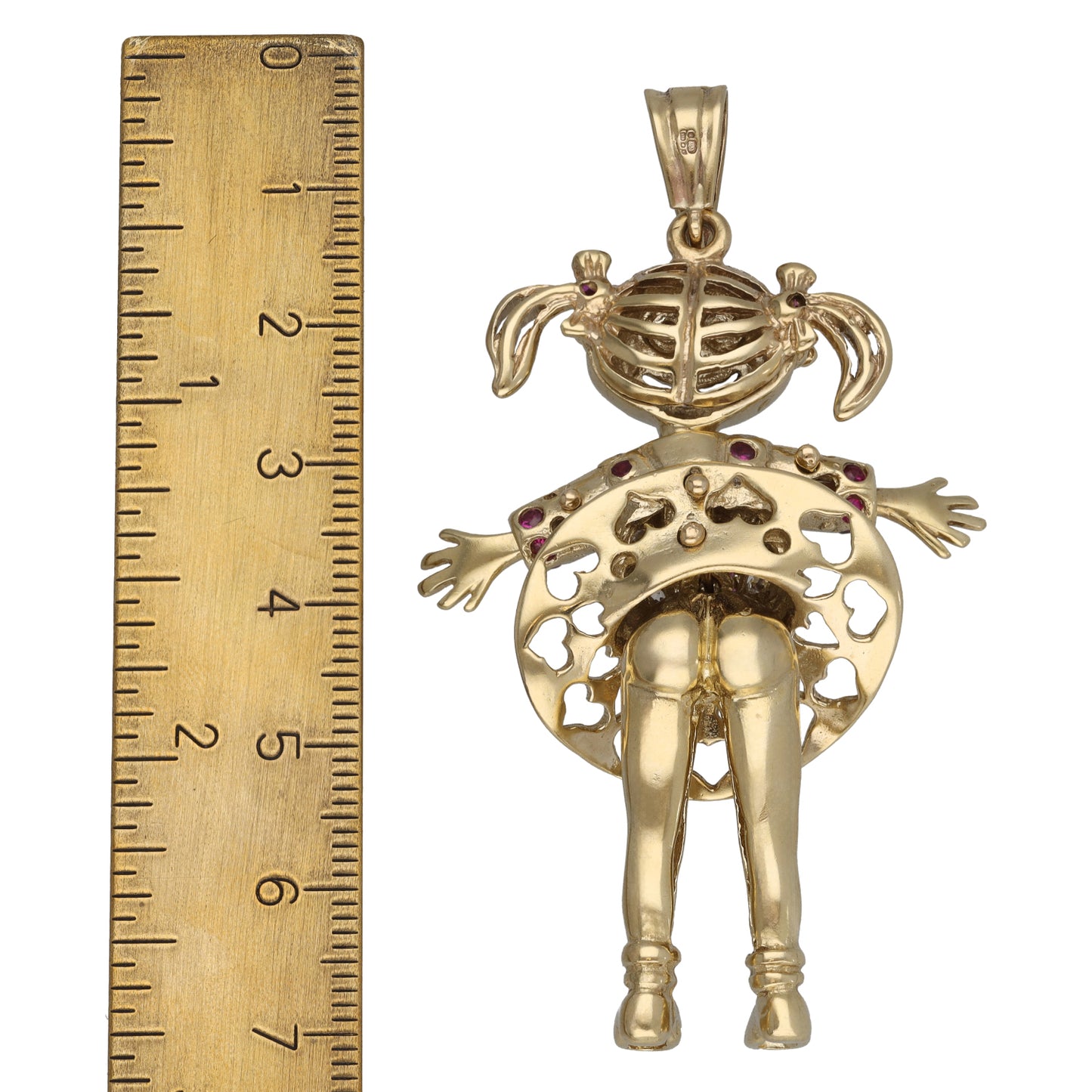 9ct Gold Imitation Dolly Pendant