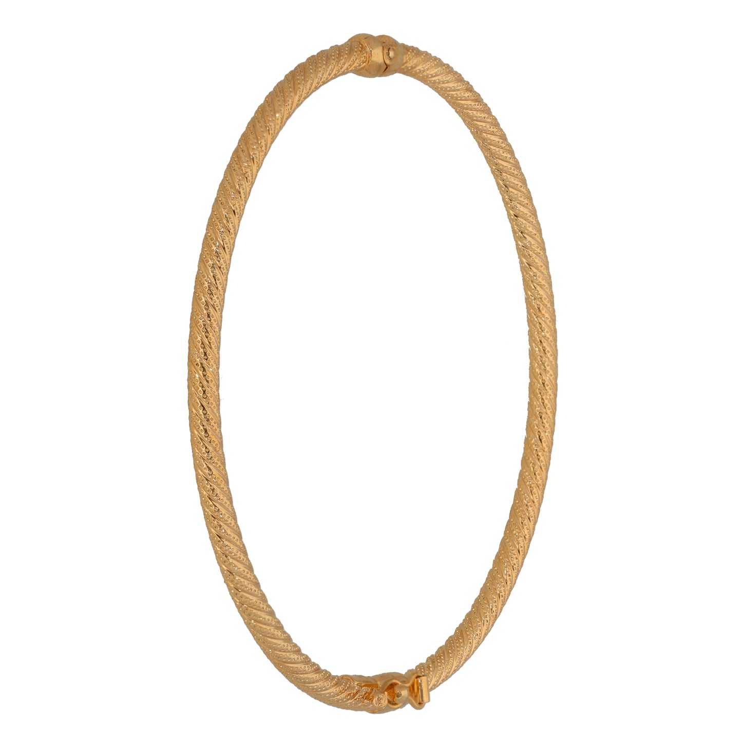 9ct Gold Hinged/Clasp Bangle