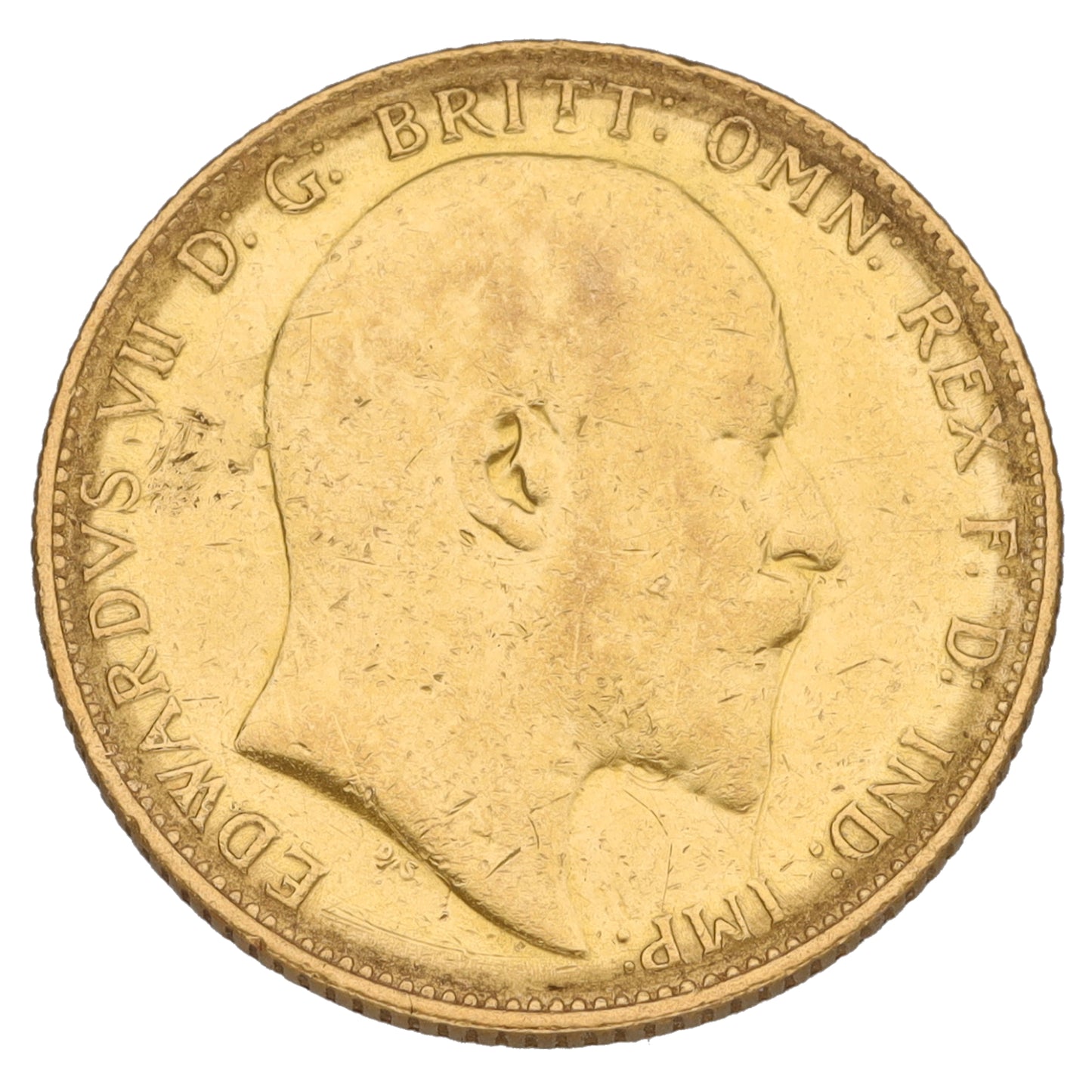 22ct Gold King Edward VII Full Sovereign Coin 1906