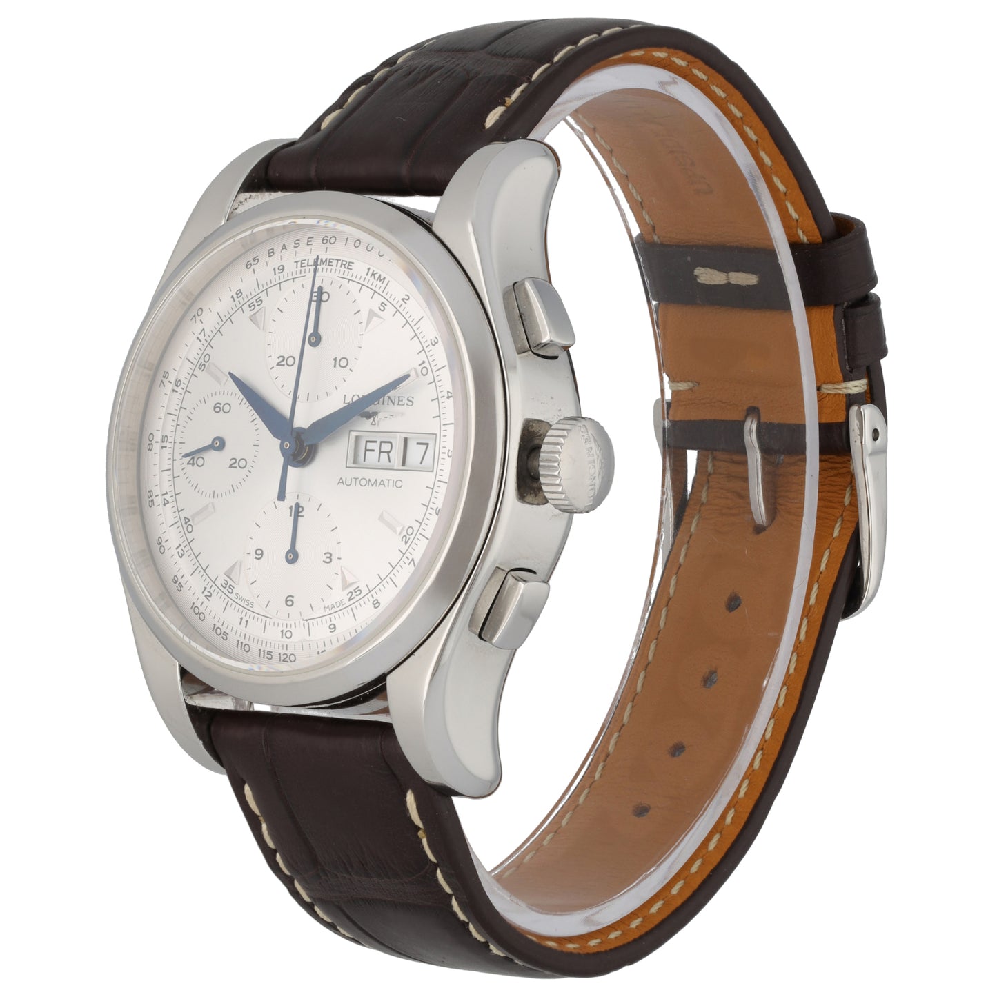 Longines Heritage L2.747.4 39mm Stainless Steel Watch