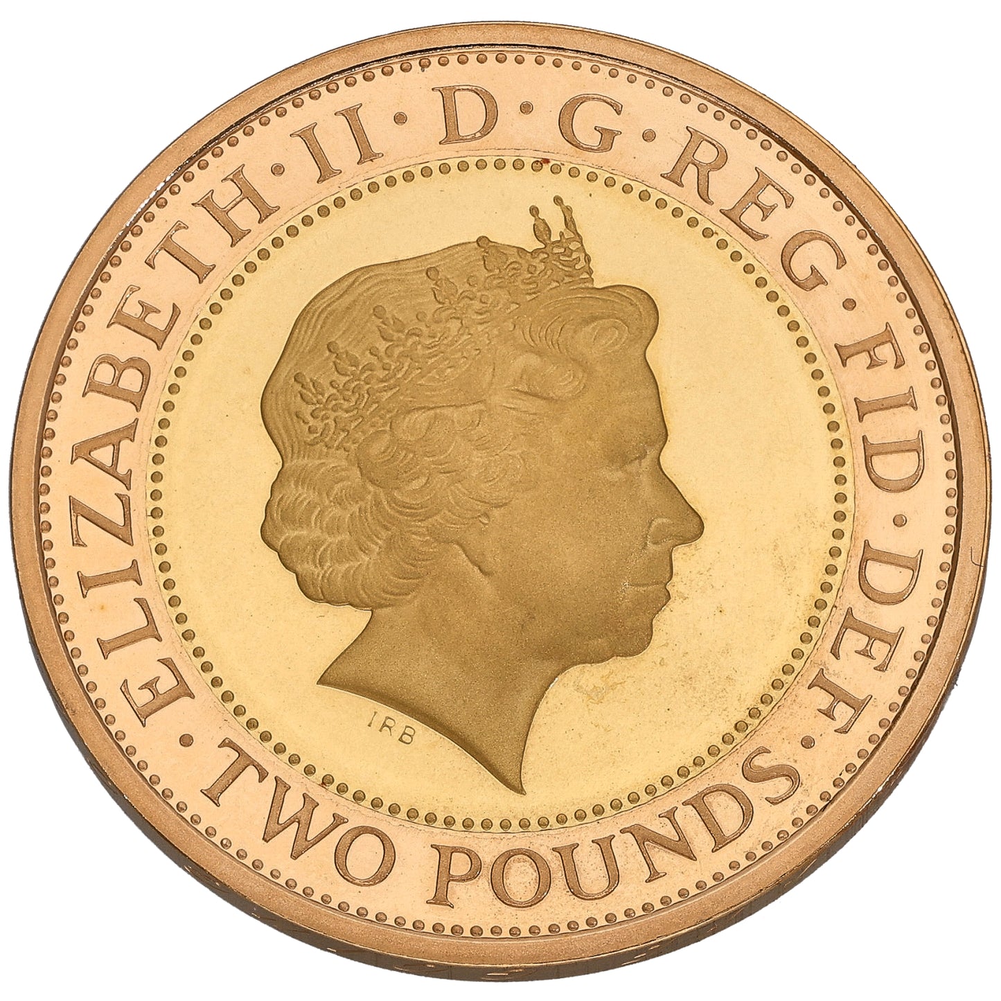 22ct Gold The First World War Two Pounds Coin 2014