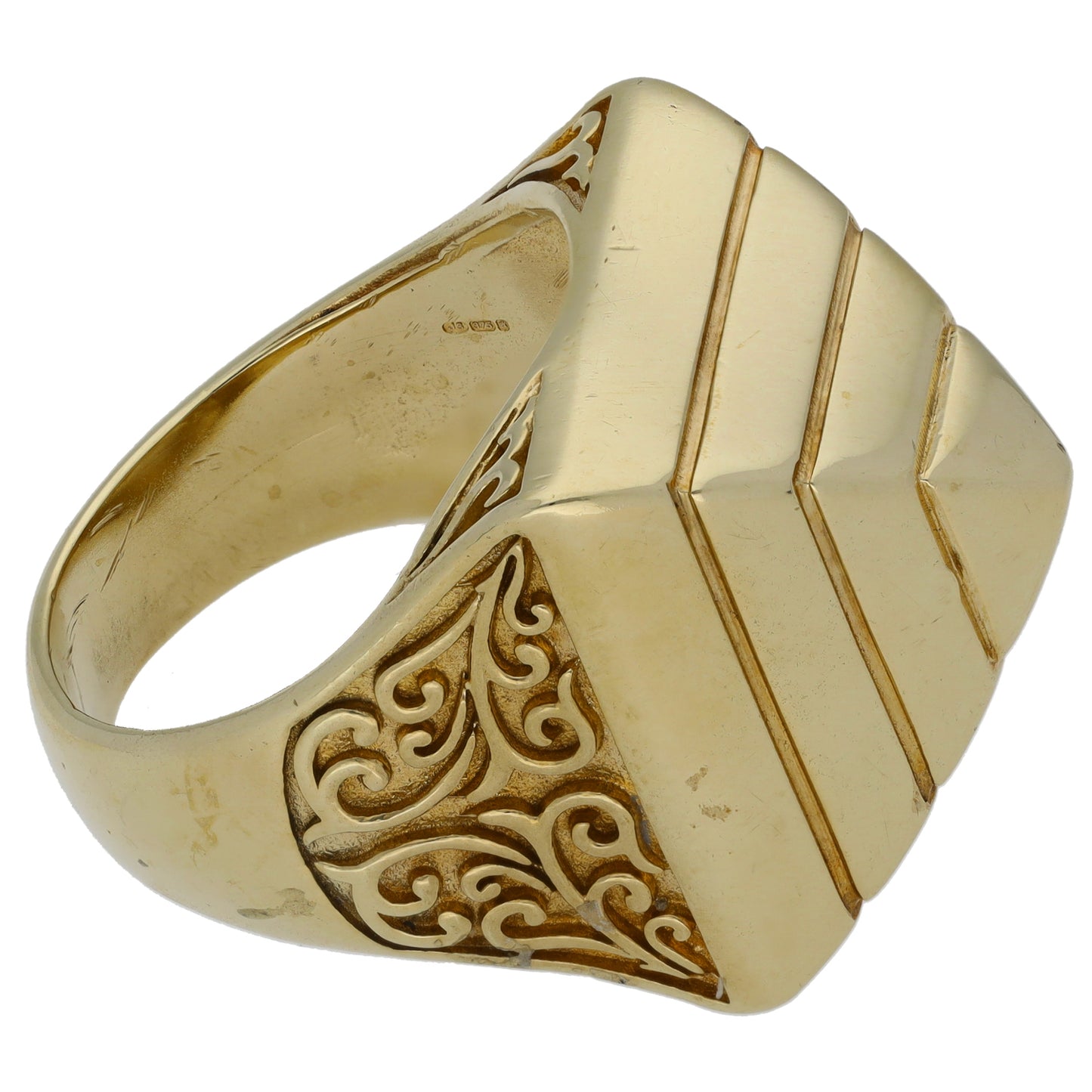 9ct Gold Alternative Ring Size W