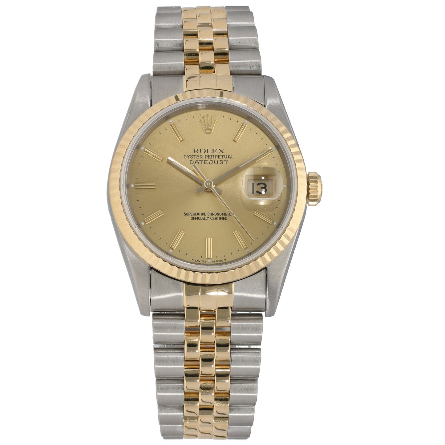 Rolex Datejust 16233 36mm Bi-Colour Watch
