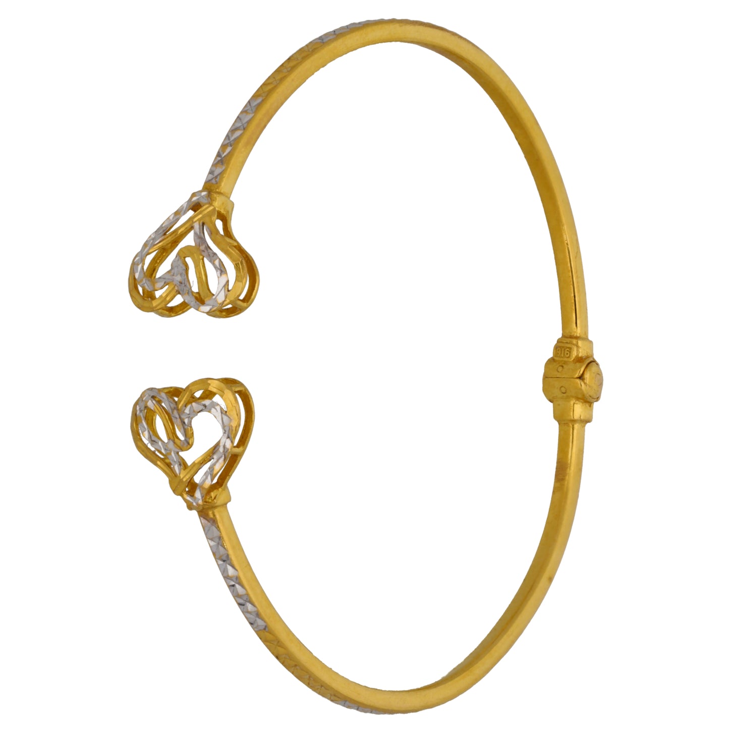 22ct Gold Torque Bangle