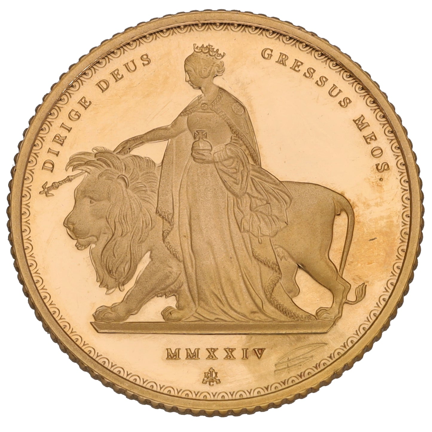 22ct Gold King Charles III Half Sovereign 2024