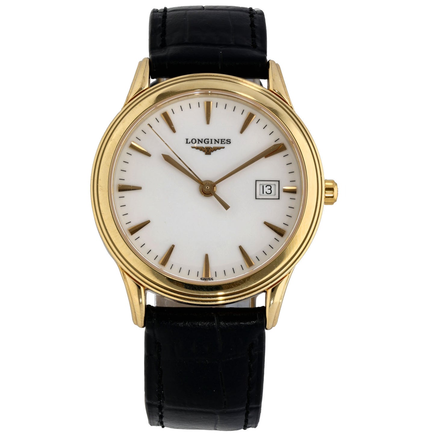 Longines Flagship L4.716.6 36mm Gold Watch