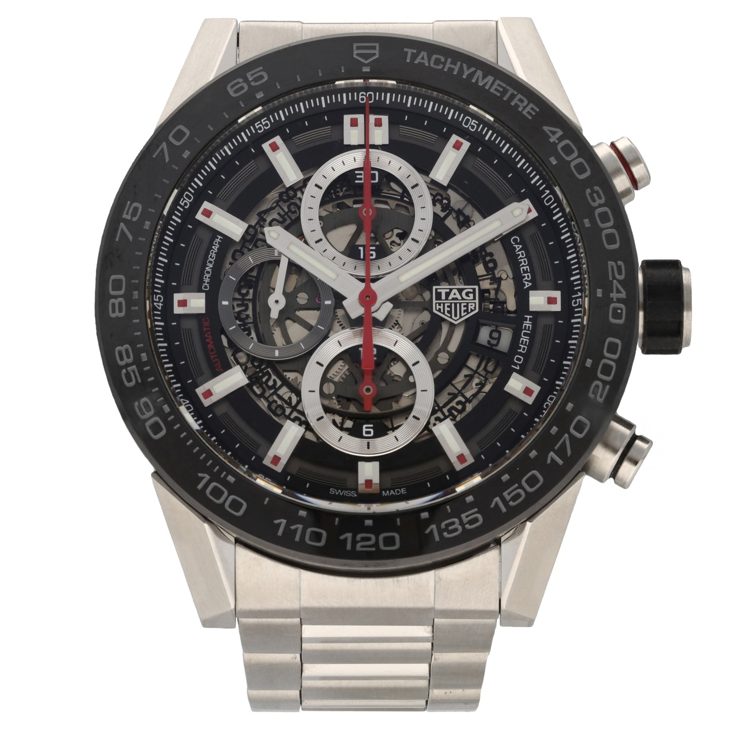 Tag Heuer Carrera CAR2A1W-0 43mm Stainless Steel Watch
