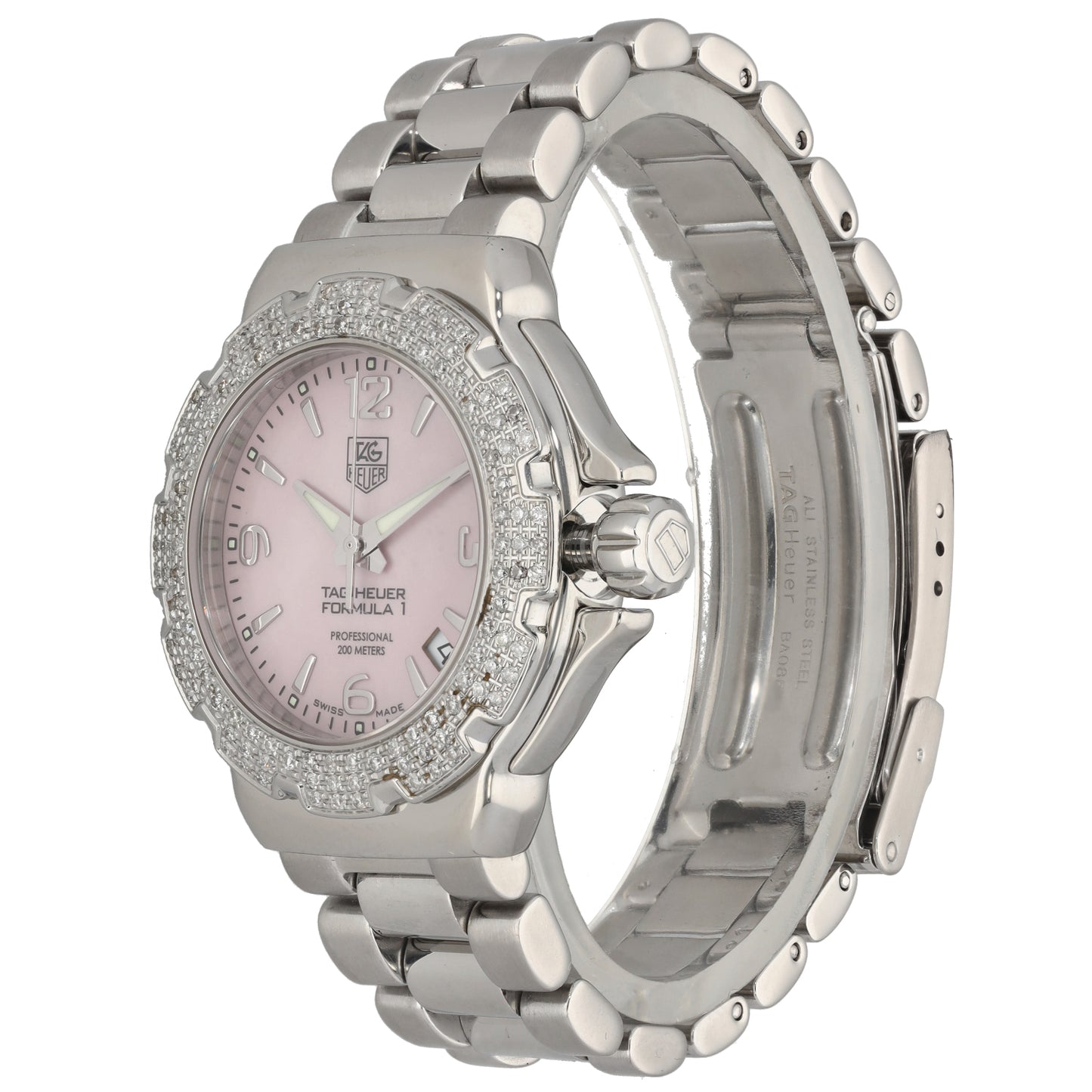 Tag Heuer Formula 1 Sparkling WAC1216-0 37mm Stainless Steel Watch