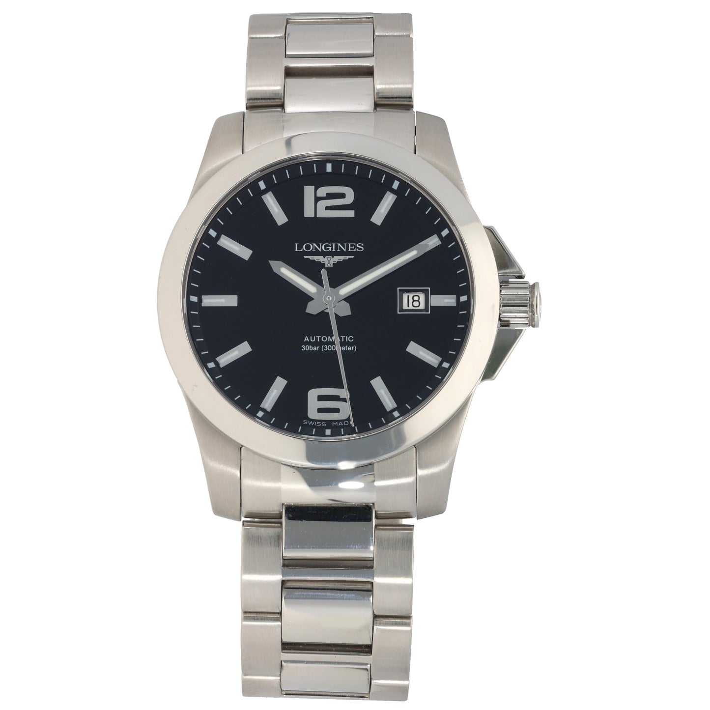 Longines Conquest L3.667.4 41mm Stainless Steel Watch