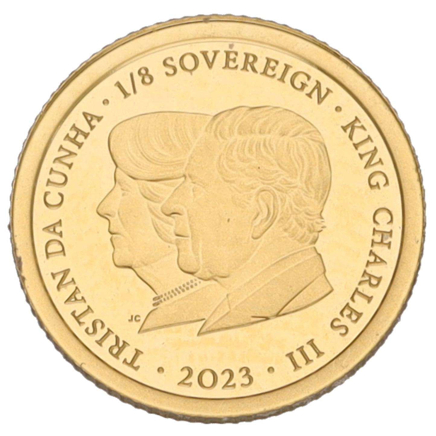 22ct Gold King Charles III Coronation Eighth Sovereign Coin 2023