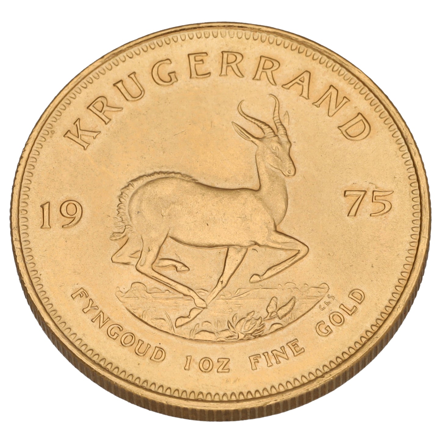 22ct Gold 1 OZ Krugerrand Coin 1975