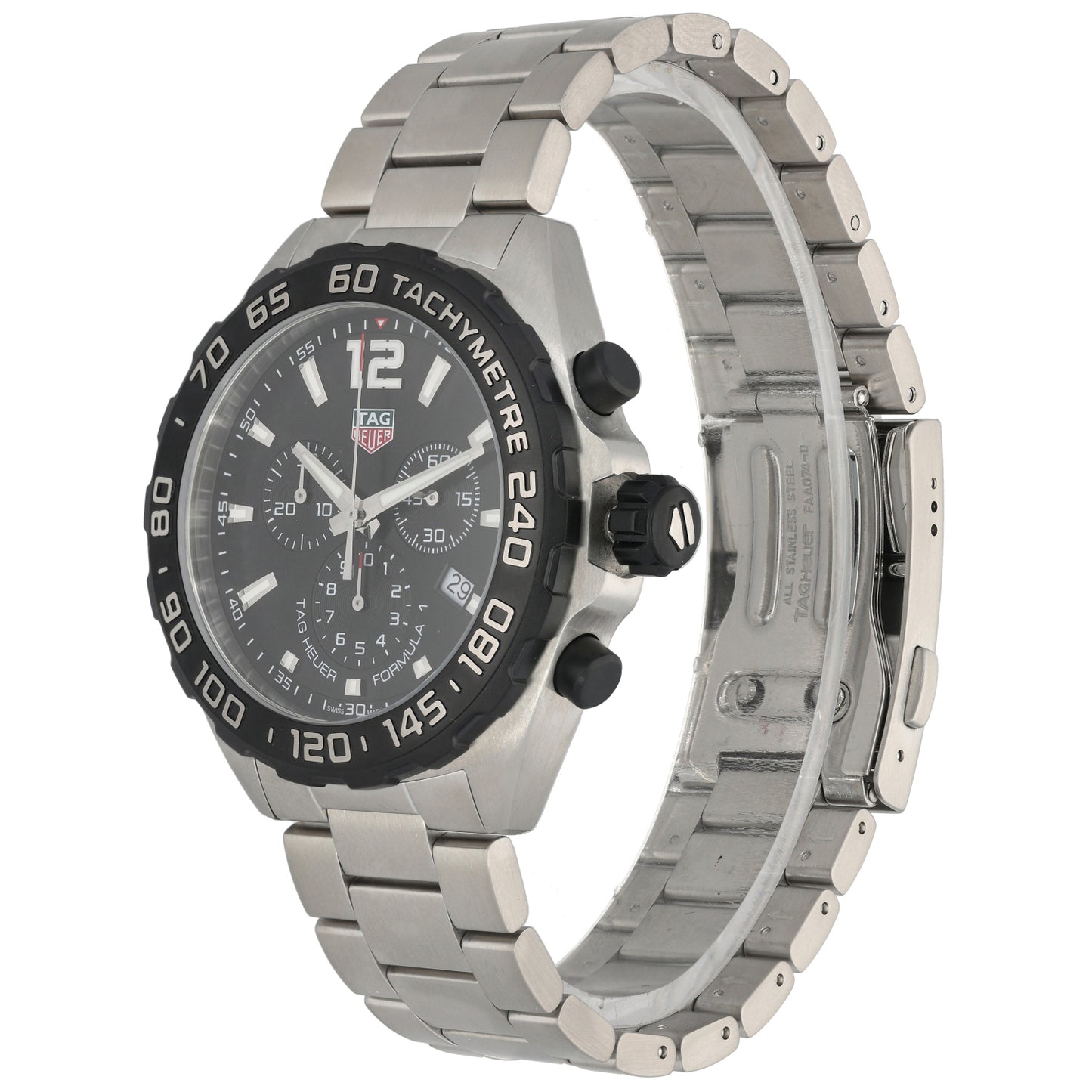 Tag Heuer F1 CAZ1010 43mm Stainless Steel Watch