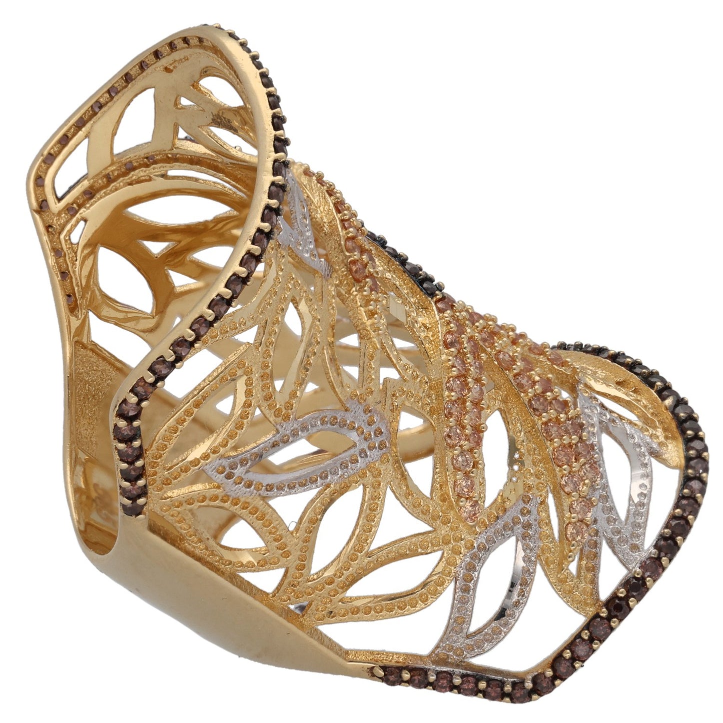 14ct Gold Imitation Dress/Cocktail Ring Size O
