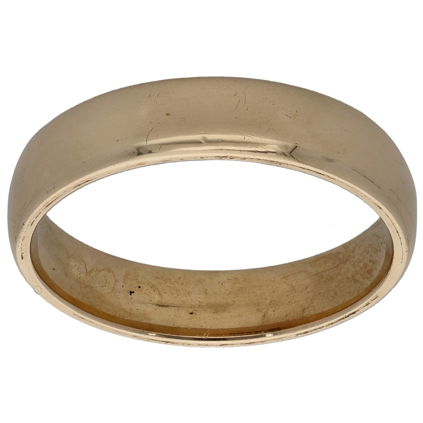 9ct Gold Plain Wedding Ring Size U