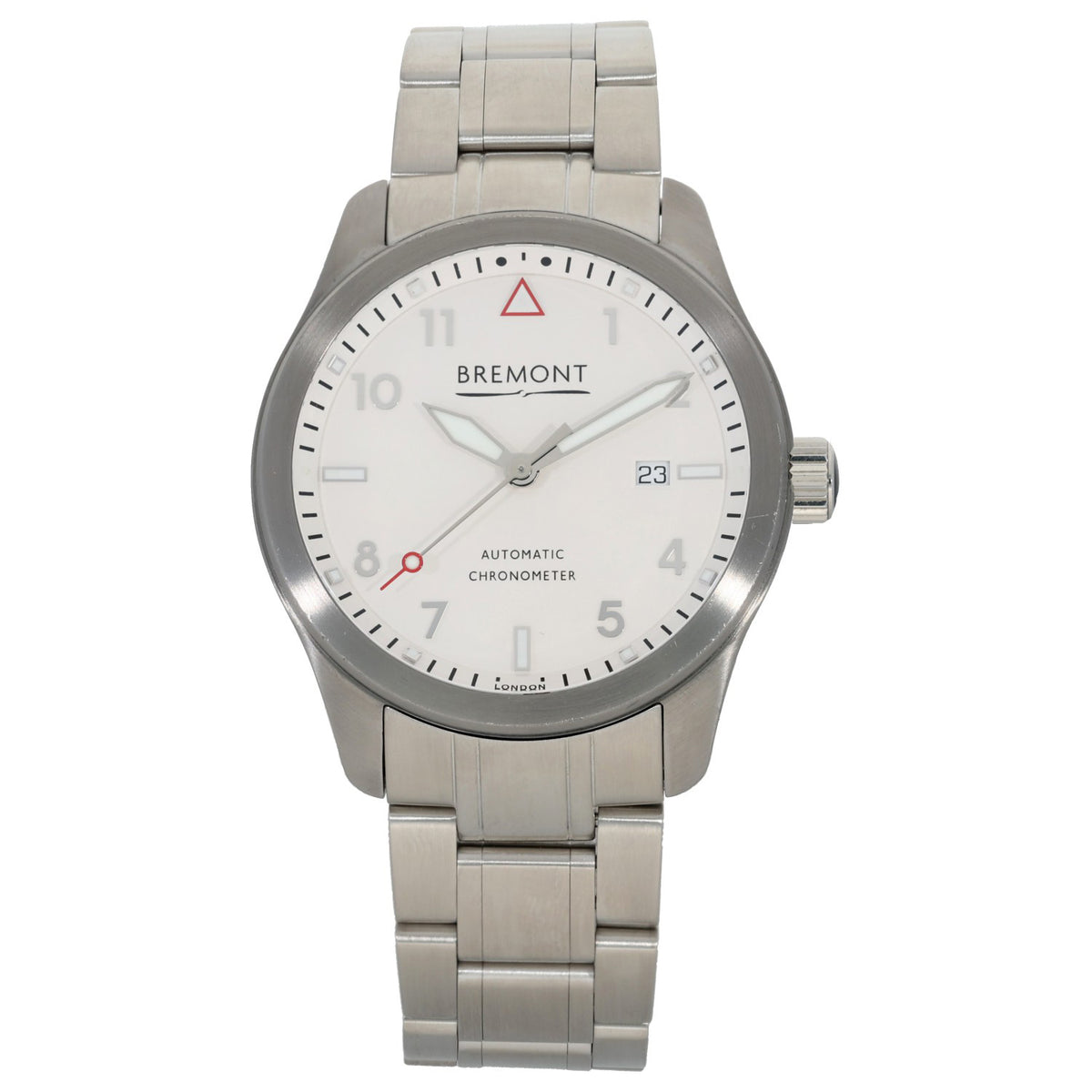 Bremont Solo SOLO/WH-SI/BR 43mm Stainless Steel Watch