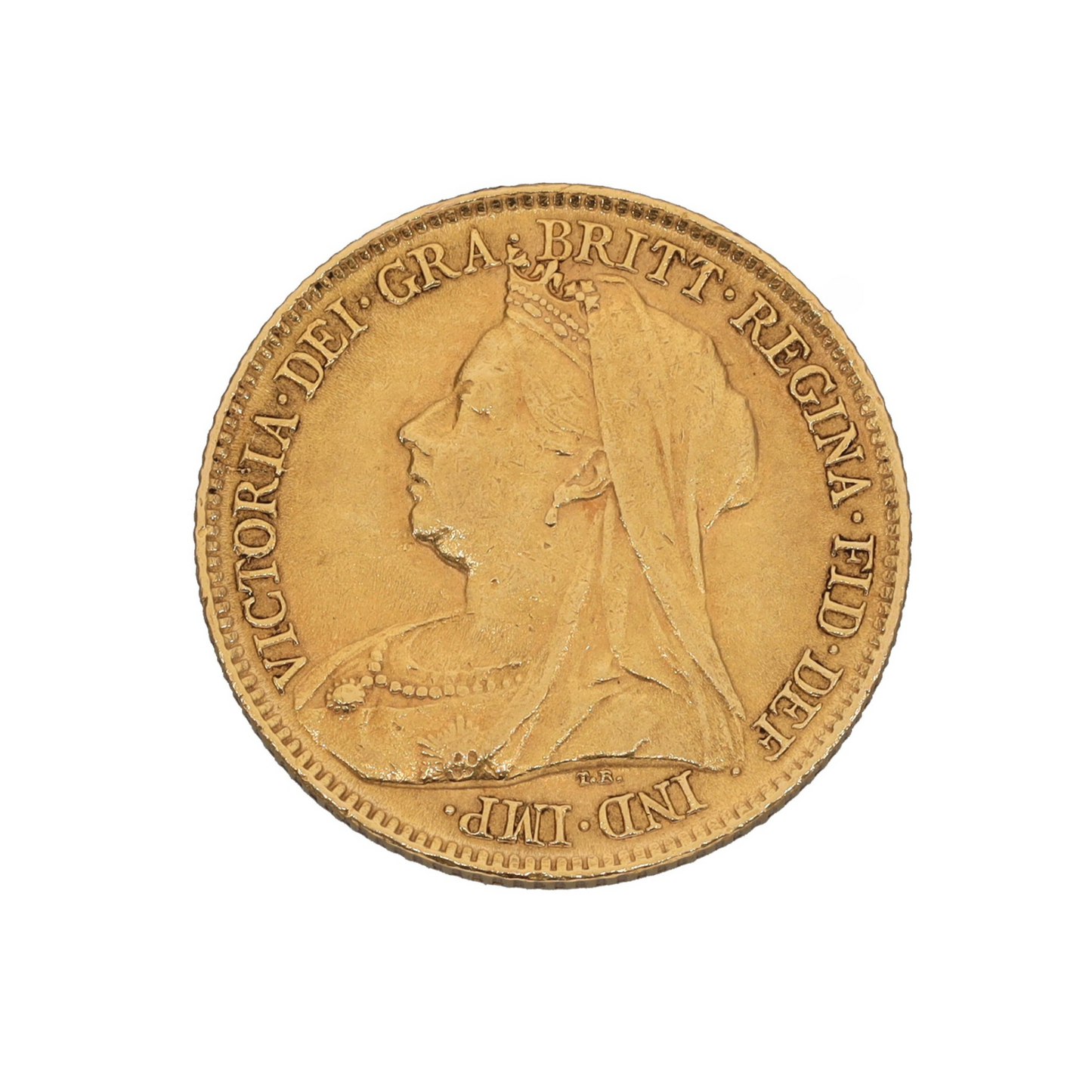 22ct Gold Queen Victoria Full Sovereign Coin - Various Dates (1893 - 1901)