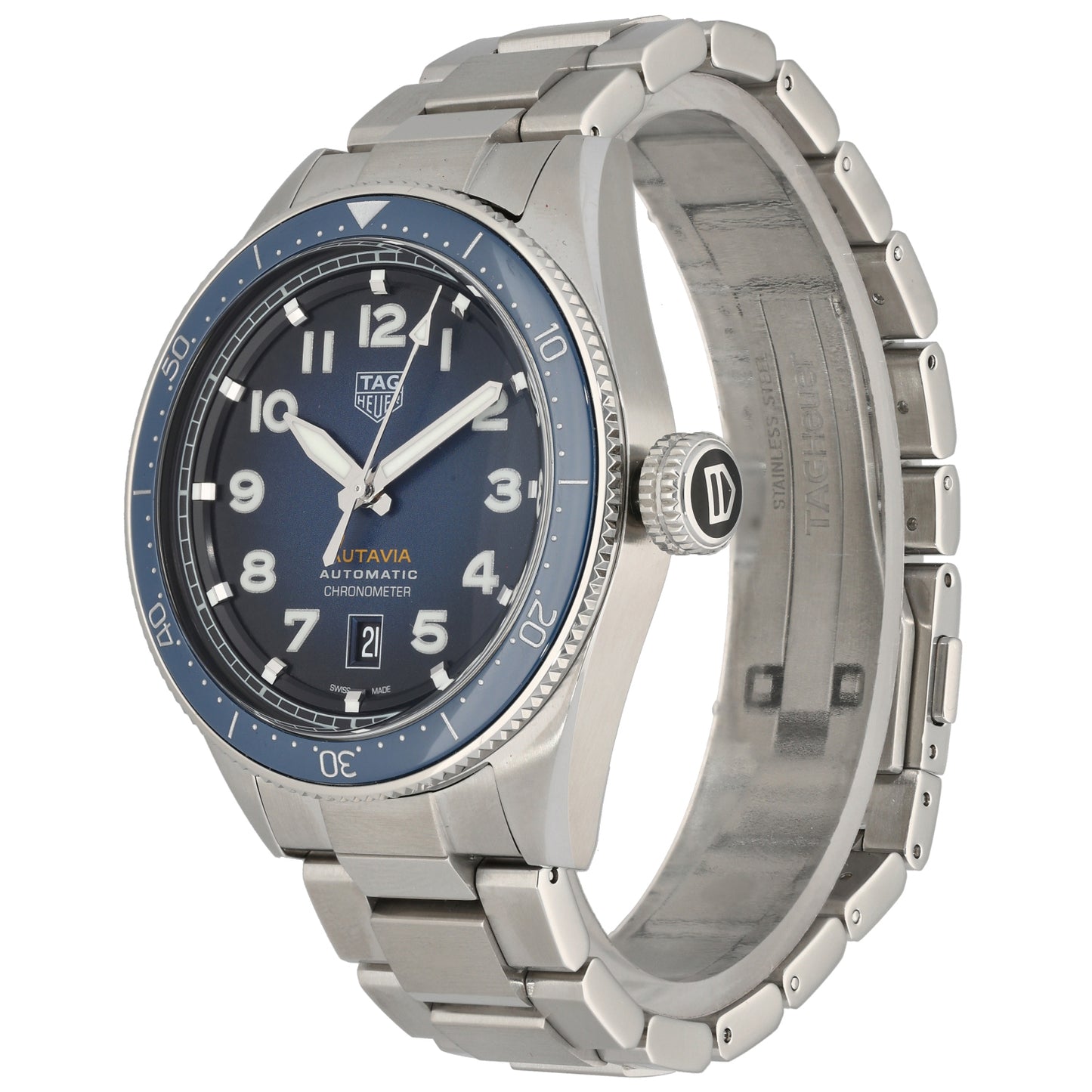 Tag Heuer Autavia WBE5116 42mm Stainless Steel Watch