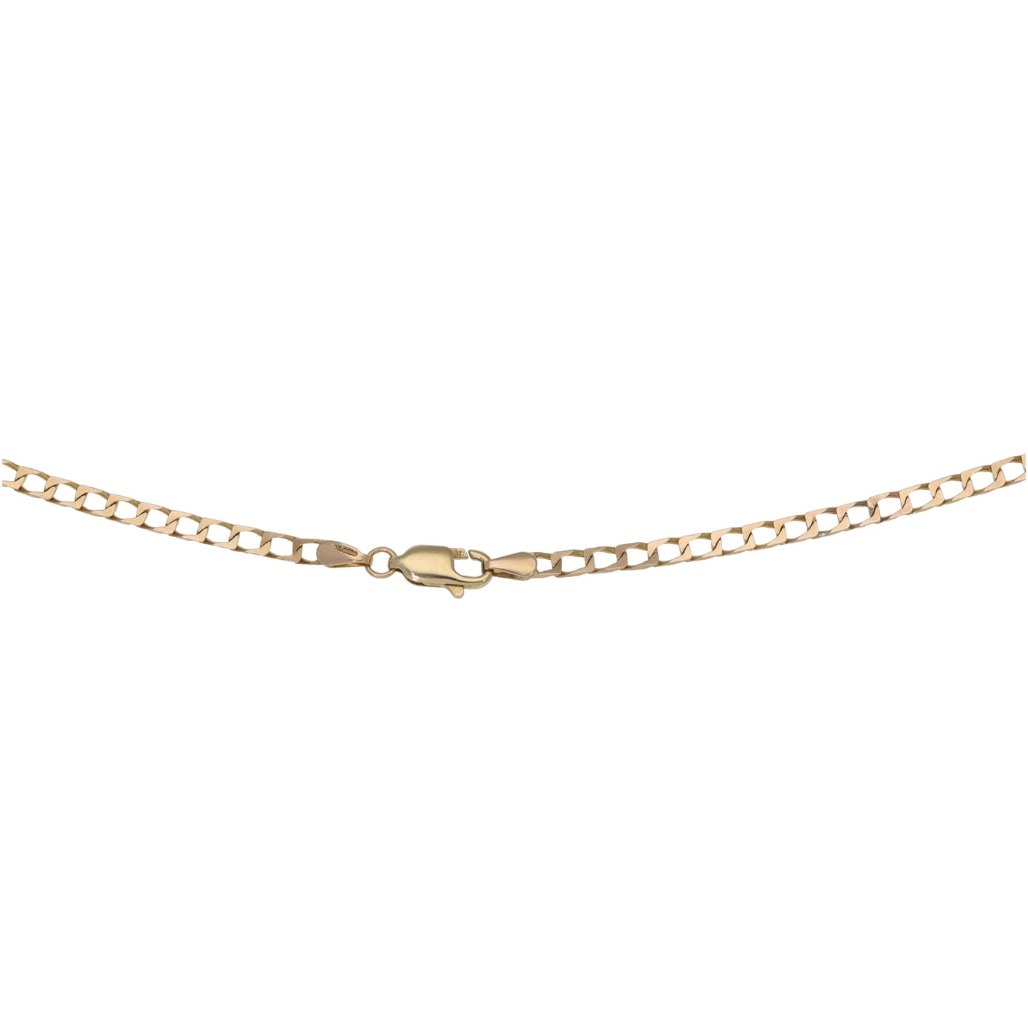 9ct Gold Curb Chain 20"