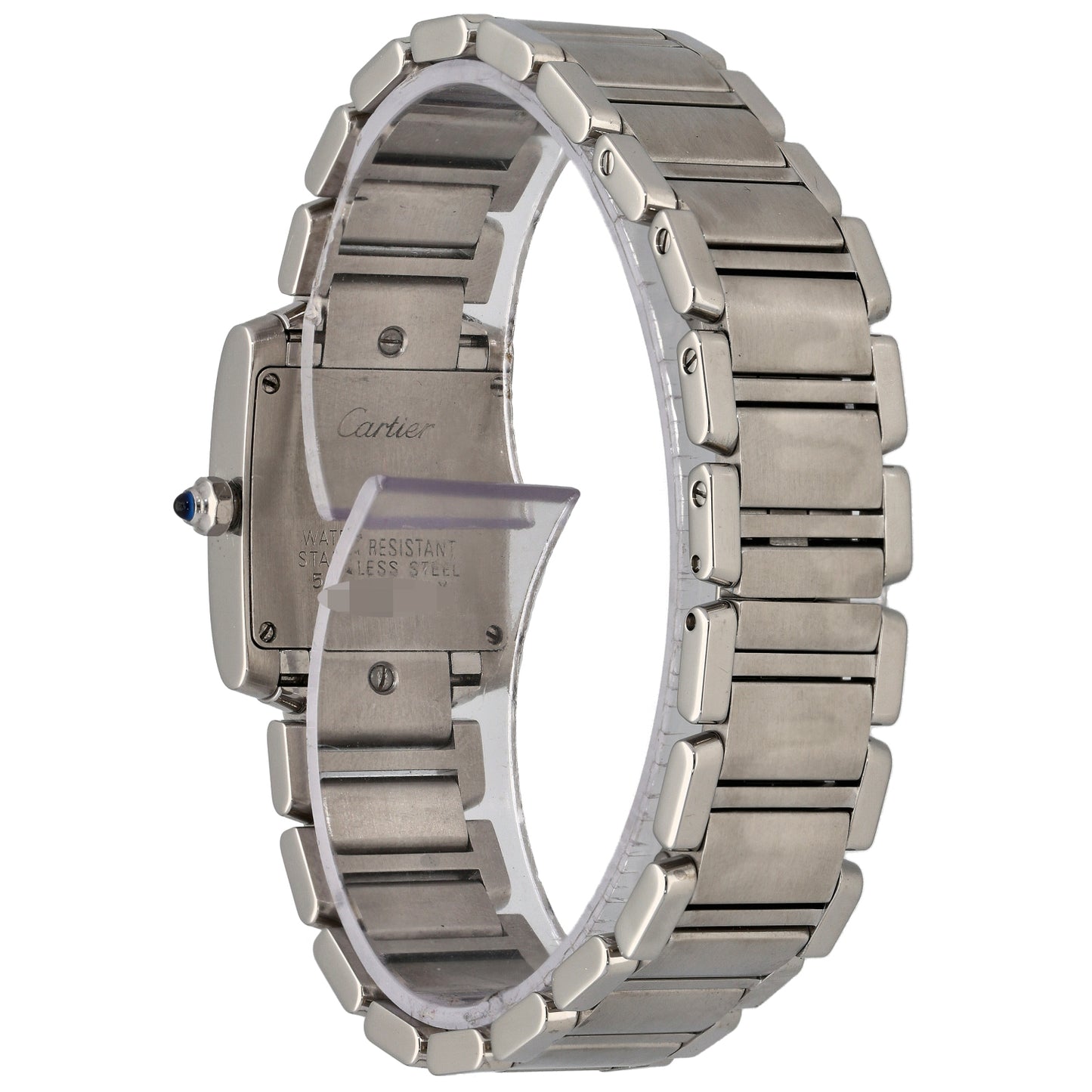 Cartier Tank Francaise 2384 20mm Stainless Steel Watch