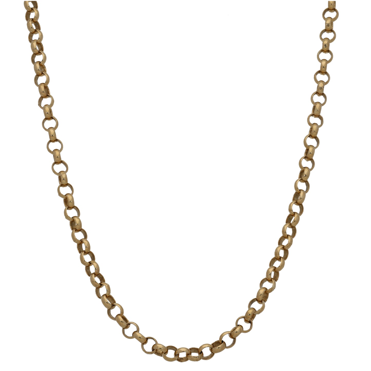9ct Gold Belcher Chain 19"