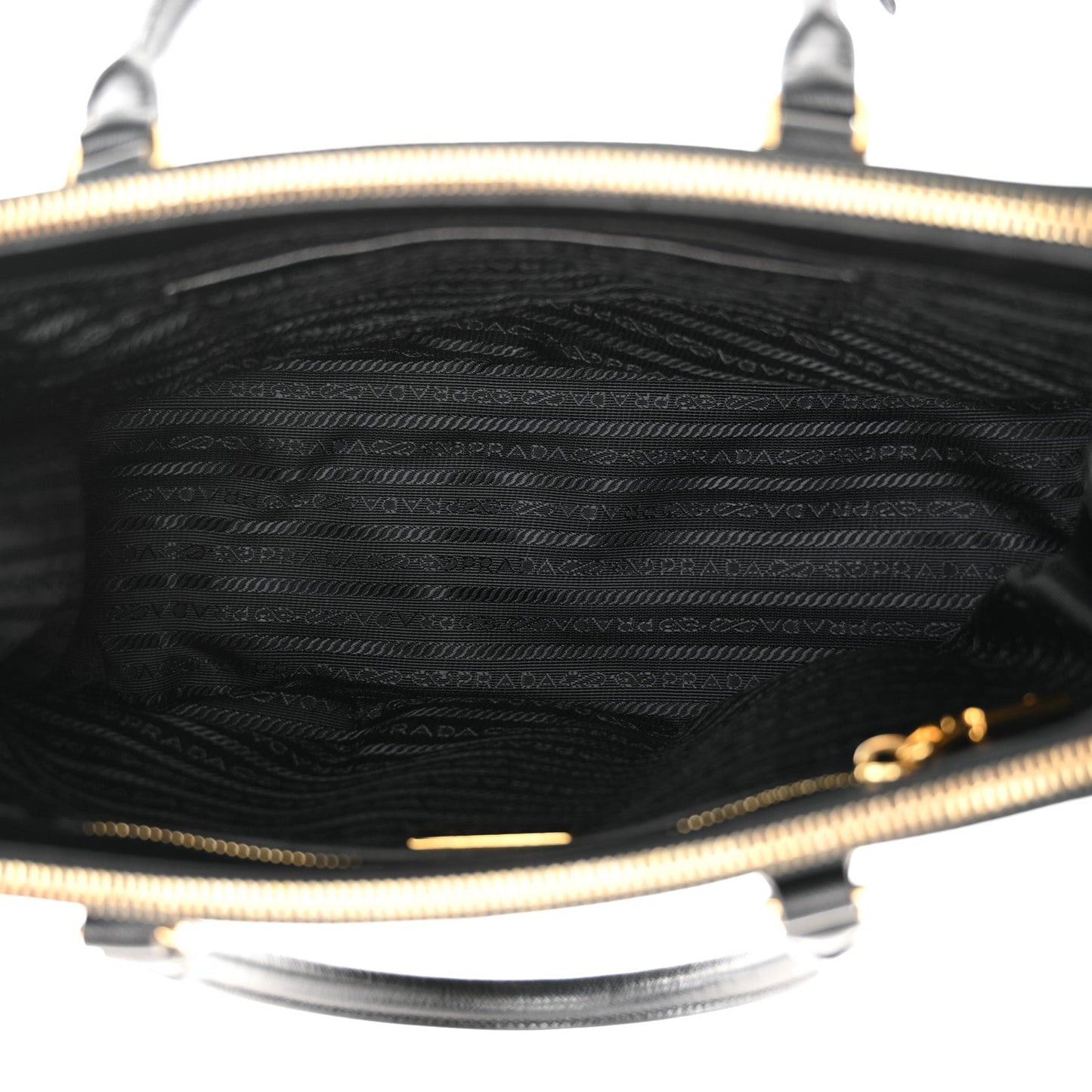 Prada Galleria Tote Saffiano Leather Bag - Black