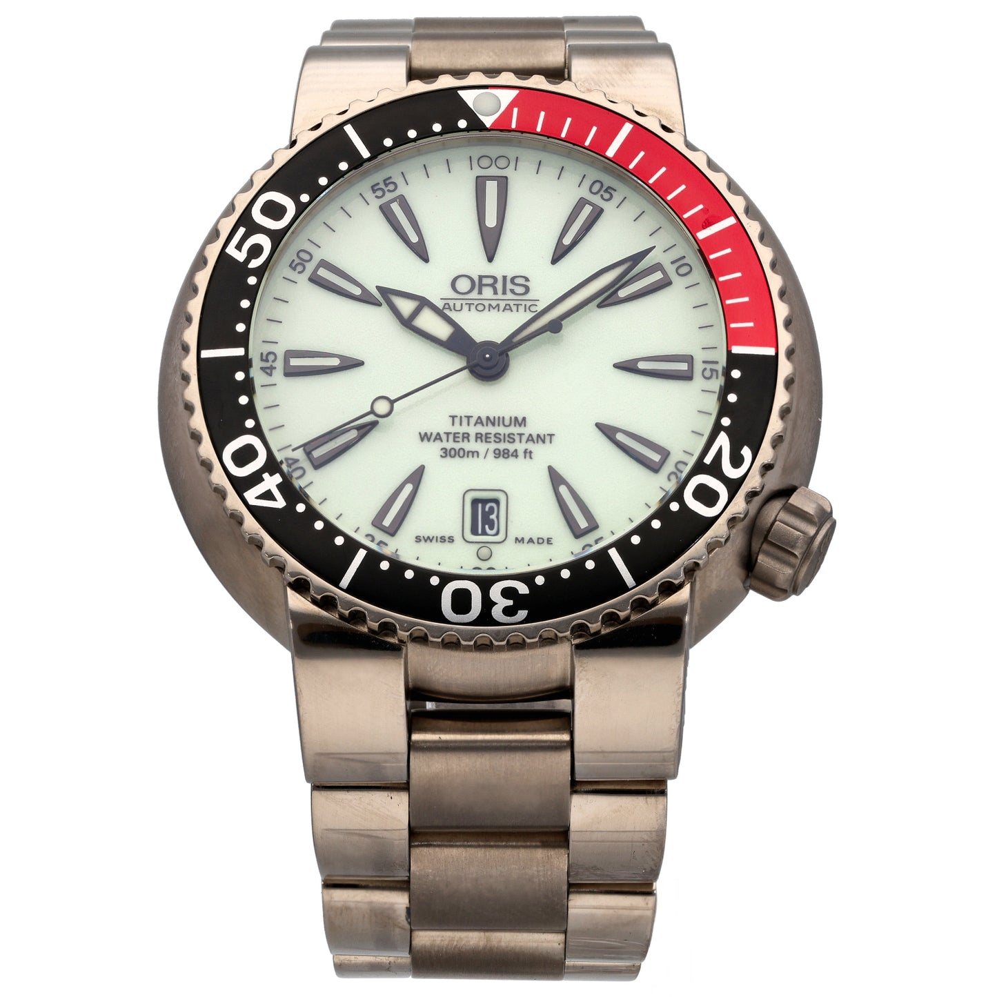 Oris Divers Titan Date 7562P 44mm Titanium Watch