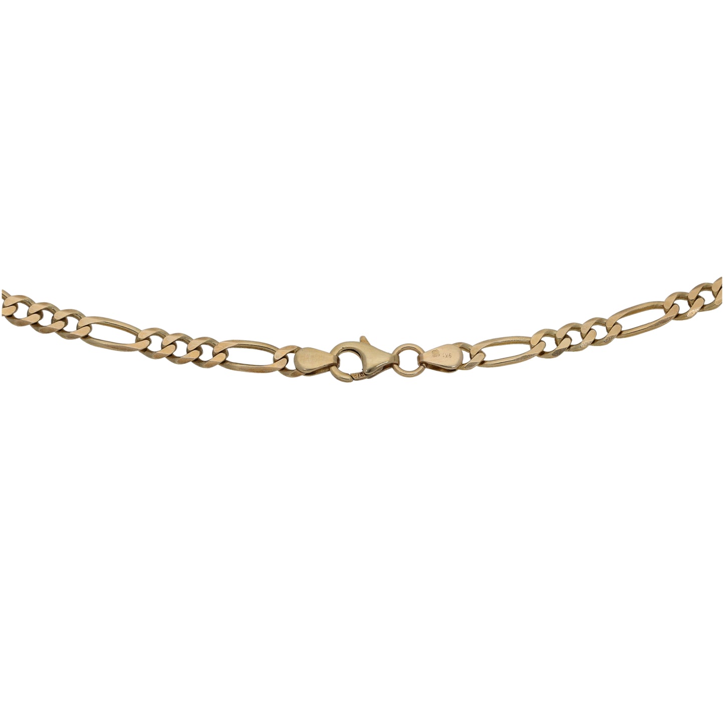 9ct Gold Figaro Chain 24"