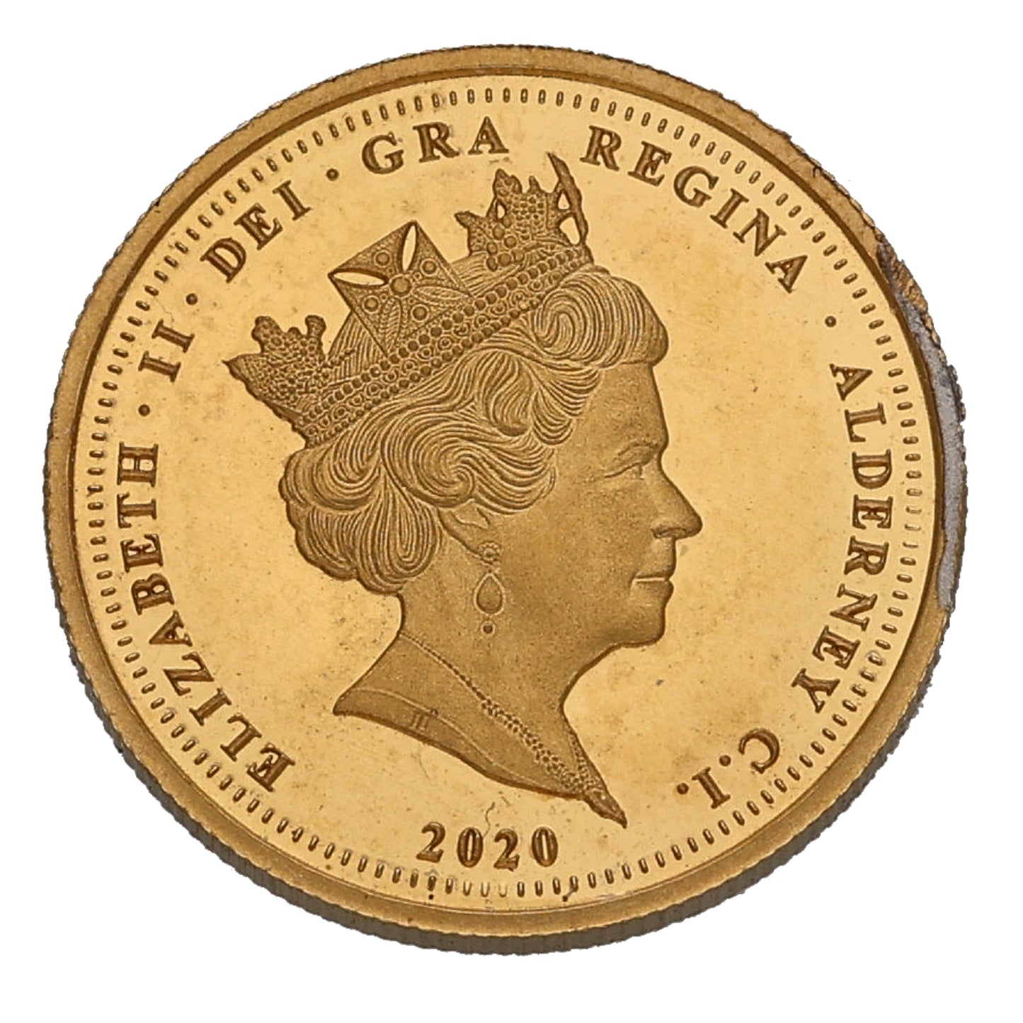 22ct Gold VE-Day 75 Years Quarter Sovereign Coin 2020
